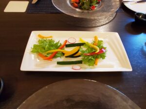 新鮮な蓼科野菜のマリネサラダ