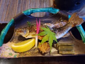 川魚の塩焼き