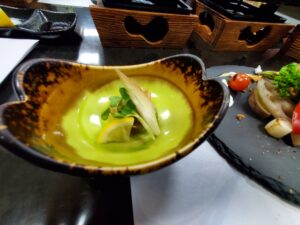 なめこのみぞれ和え前菜小鉢
