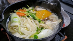 甲州名物ほうとう鍋の塩味