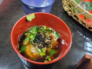 国産うなぎのワイン漬け茶漬け