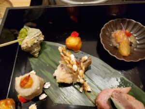 彩り豊かな前菜プレート（和風）