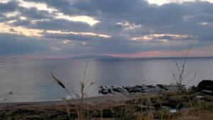 館山の海と空(夕暮れ)
