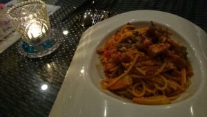 出雲イタリアンのパスタ
