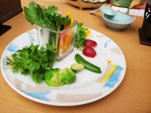 色とりどりの野菜を使ったバーニャカウダ